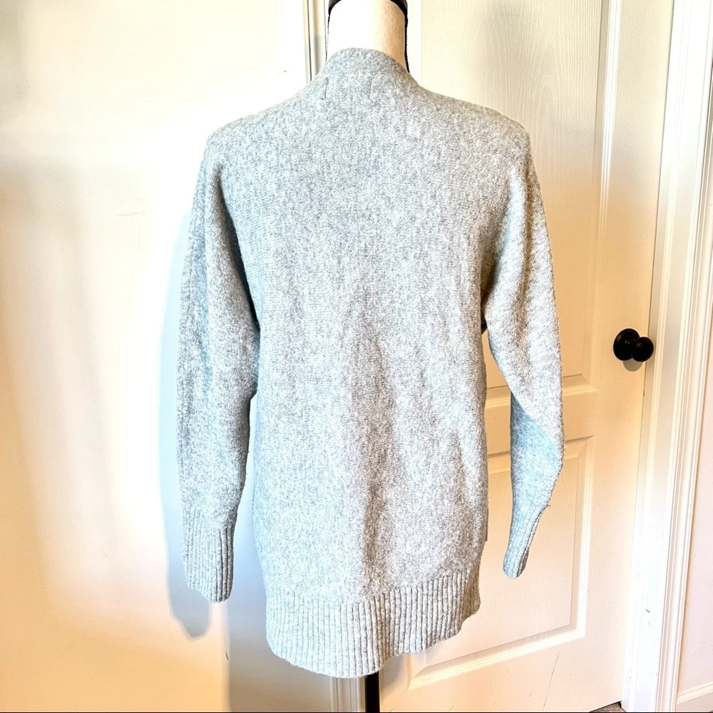 CYNTHIA ROWLEY Wool Blend V-Neck Oversized Sweater—SZ. Small